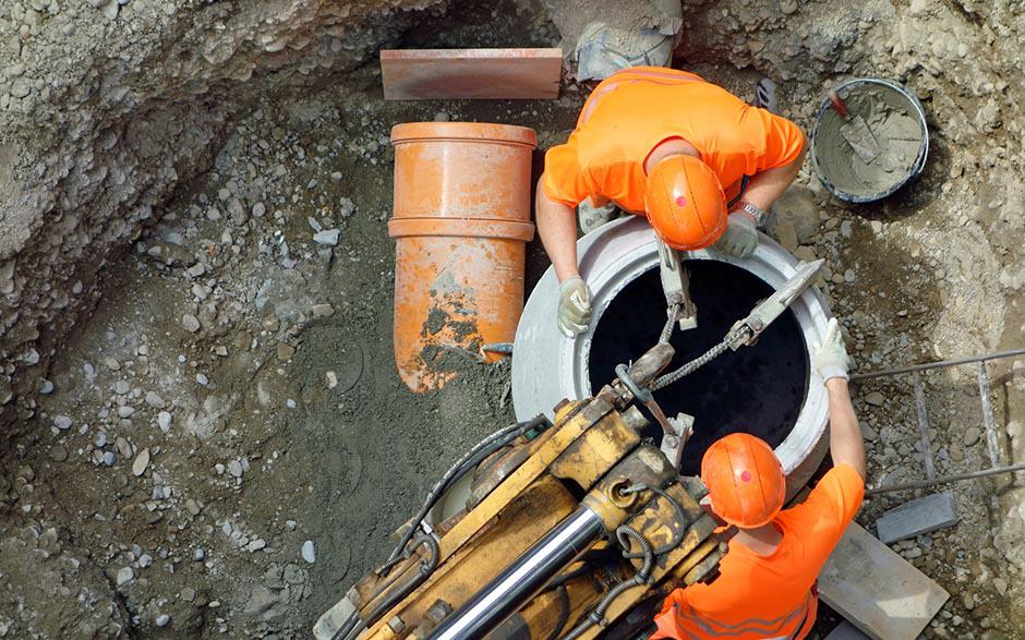 travaux assainissement Breuil-le-Vert